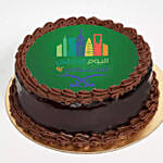 National Day Theme Chocolate Truffle Cake Half Kg