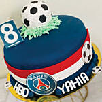 Football Shaped Vanilla Cake 1.5 Kg