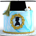 Graduation 2021 Blue Chocolate Cake