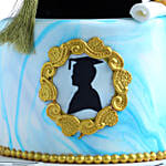 Graduation 2021 Blue Chocolate Cake