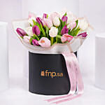 Mothers Love Colorful Tulips Box