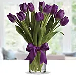 Purple Tulip Arrangement SA
