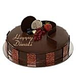 Half Kg Chocolate Truffle Diwali Cake