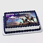 Fortnite Birthday Chocolate Cake 1.5 Kg
