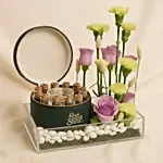 Feel Good Tea Leather Box N Flower Tray