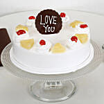 Love You Valentine Pineapple Cake 1.5 Kg