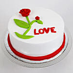 Red Rose Love Chocolate Cake Half Kg