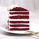 500Gm Creamy Red Velvet Cake For Anniversary
