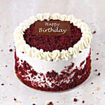 Half Kg Creamy Red Velvet Cake For Birthday