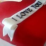 Lovely Heart Shaped Cake 12 Portions Chocolate
