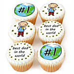 Best Dad In The World Cupcakes