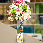 Beautiful Mixed Flowers Vase Arrangement