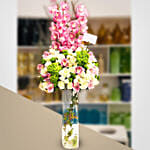 Beautiful Mixed Flowers Vase Arrangement