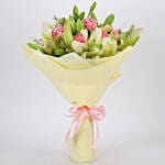 Asiatic Lilies & Carnations Mixed Bouquet