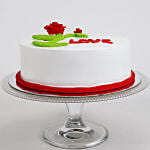 Red Rose Love Chocolate Cake Half Kg