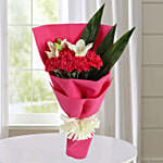 Graceful Bouquet & White Forest Cake 4 Portions