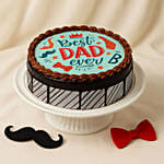 Worlds Best Dad Chocolate Cake