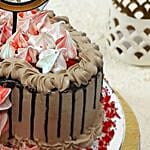 Heart Shaped Chocolate Buttercream Cake 8 Portions