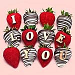 Delicious I Love You Chocolate Strawberries