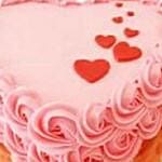 Delightful Heart Red Velvet Cake Half Kg
