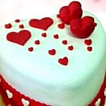I Love You Vanilla Fondant Cake 1.5 Kg