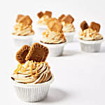 Lotus Biscoff Cup Cakes 12 Pcs
