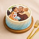 Taj RaAsy Photo Customized Cake For Dad