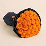 35 Orange Roses Designer Bouquet