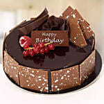 500Gm Fudge Cake For Birthday