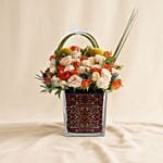 Asala Arabic Inscription Flower Vase