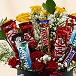 Baby Rose N Chocolates Premium Box