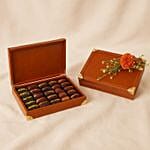 Bateel Leather Gift Box N Flowers