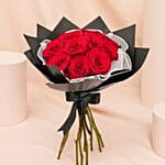 Beautiful Red Roses Flower Bouquet