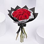 Beautiful Red Roses Flowers Bouquet