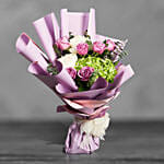 Beauty Of Peonies With Roses N Hydrengea