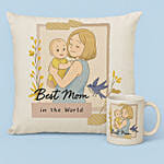 Best Mom Cushion N Mug Gift Set
