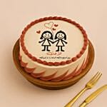 Best Sister Red Velvet Cake 500 Grams