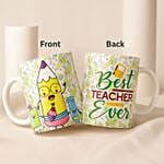 Best Teacher Ever Pre Printed Mug
