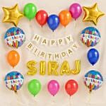 Birthday Decoration Letter Balloons