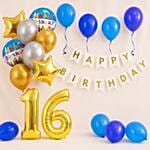 Birthday Decoration Numeric Balloons