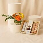 Bostani Luxury Chocolate Box With Flowers