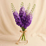 Captivating Delphinium Flower Vase