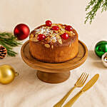 Cherry And Almond Flakes Cake