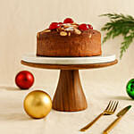 Cherry And Almond Flakes Cake