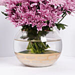 Chrysanths Charm Mothers Day Elegant Vase
