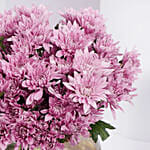 Chrysanths Charm Mothers Day Elegant Vase