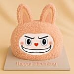 Crazy Labubu Doll Birthday Cake 1.5 Kg