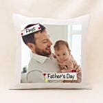 Custom Photo Printed First FatherS Day Gift Pillow