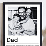 Dad Definition Photo Frame Gift For Dad