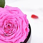 Dark Pink Forever Rose Premium Ceramic Vase